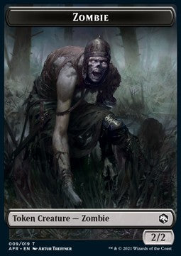 Zombie Token (B 2/2) // Spider Token (B 2/1) - Adventures in the Forgotten Realms: Extras (Token) [XAFR-T 9/7]