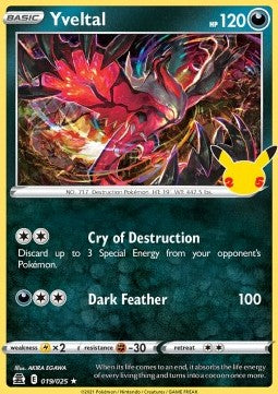 Yveltal - Celebrations (Holo Rare) [CEL-019]
