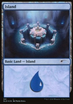 Island (V.8) - Secret Lair Drop Series (Land) [SLD-551]
