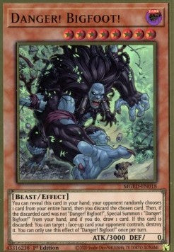 Danger! Bigfoot! (V.1 - Premium Gold Rare) - Maximum Gold: El Dorado (Premium Gold Rare) [MGED-018]