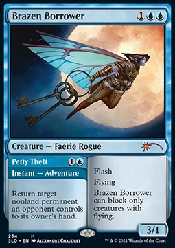 Brazen Borrower // Petty Theft - Secret Lair Drop Series: Out of Time Superdrop (Mythic) [SLDOT-234]