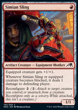 Simian Sling - Kamigawa: Neon Dynasty (Common) [NEO-163]