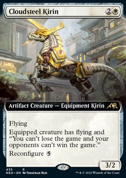 Cloudsteel Kirin (V.2) - Kamigawa: Neon Dynasty: Extras (Rare) [XNEO-435]