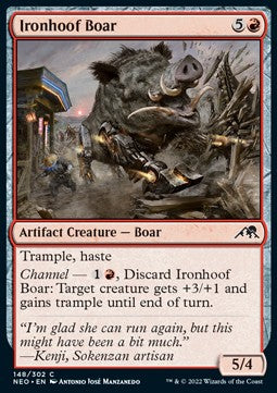 Ironhoof Boar - Kamigawa: Neon Dynasty (Common) [NEO-148]