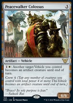 Peacewalker Colossus - Commander: Kamigawa: Neon Dynasty (Rare) [NEC-155]