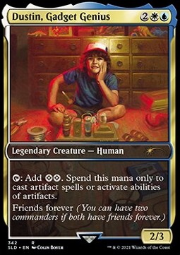 Dustin, Gadget Genius - Secret Lair Drop Series: October Superdrop 2021 (Rare) [SLDOS-342]