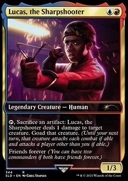Lucas, the Sharpshooter - Secret Lair Drop Series: October Superdrop 2021 (Rare) [SLDOS-344]