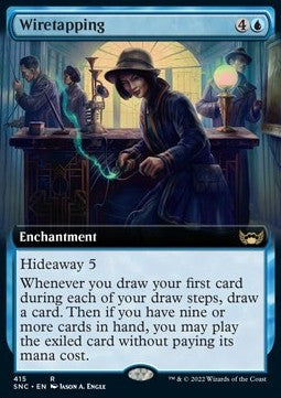 Wiretapping - Streets of New Capenna: Extras (Rare) [XSNC-415]