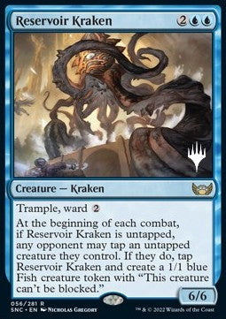 Reservoir Kraken (V.2) - Streets of New Capenna: Promos (Rare) [PSNC-56]