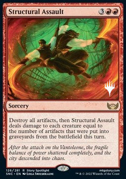 Structural Assault (V.2) - Streets of New Capenna: Promos (Rare) [PSNC-126]