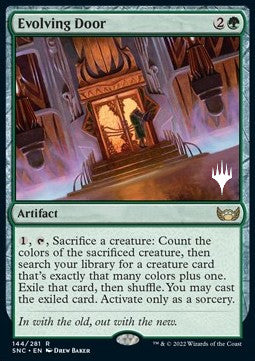 Evolving Door (V.2) - Streets of New Capenna: Promos (Rare) [PSNC-144]