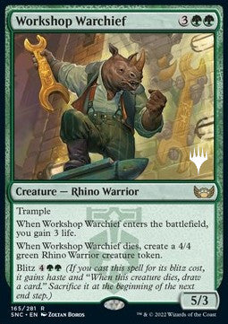 Workshop Warchief (V.2) - Streets of New Capenna: Promos (Rare) [PSNC-165]