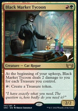 Black Market Tycoon (V.2) - Streets of New Capenna: Promos (Rare) [PSNC-167]