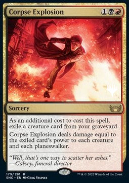 Corpse Explosion (V.2) - Streets of New Capenna: Promos (Rare) [PSNC-179]