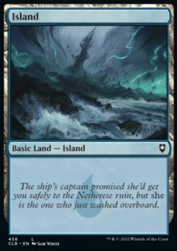 Island (V.4) - Commander Legends: Battle for Baldur's Gate: Extras (Land) [XCLB-458]