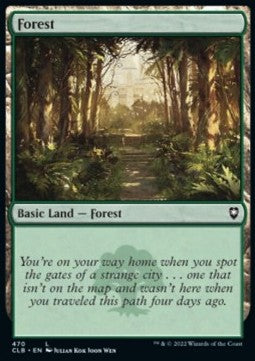 Forest (V.4) - Commander Legends: Battle for Baldur's Gate: Extras (Land) [XCLB-470]