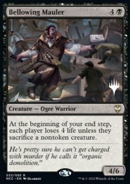 Bellowing Mauler - Commander: Streets of New Capenna: Promos (Rare) [PNCC-33]