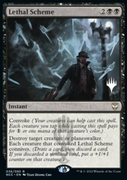 Lethal Scheme - Commander: Streets of New Capenna: Promos (Rare) [PNCC-36]