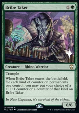 Bribe Taker - Commander: Streets of New Capenna: Promos (Rare) [PNCC-55]