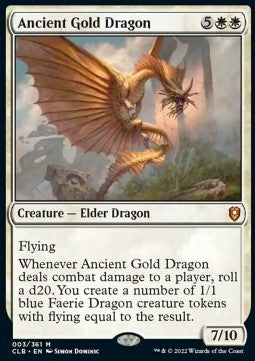 Ancient Gold Dragon - Commander Legends: Battle for Baldur's Gate (Mythic) [CLB-3]
