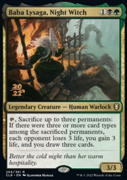 Baba Lysaga, Night Witch - Commander Legends: Battle for Baldur's Gate: Promos (Rare) [PCLB-266]