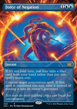 Force of Negation (V.1) - Double Masters 2022: Extras (Rare) [X2X2-346]
