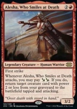 Alesha, Who Smiles at Death - Double Masters 2022 (Rare) [2X2-101]