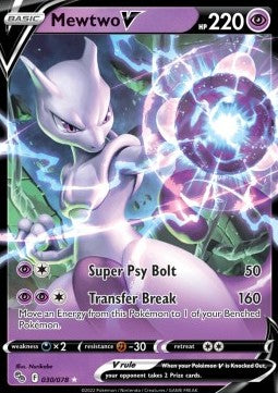 Mewtwo V - Pokémon GO (Ultra Rare) [PGO-030]