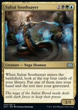 Sultai Soothsayer - Double Masters 2022 (Uncommon) [2X2-279]