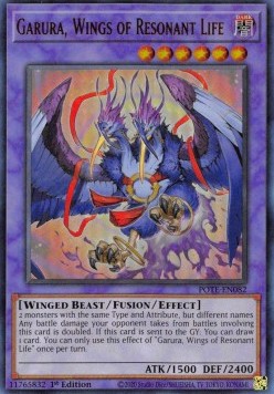 Garura, Wings of Resonant Life - Power of the Elements (Ultra Rare) [POTE-082]
