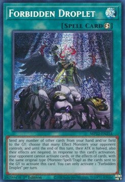Forbidden Droplet - 2022 Tin of the Pharaoh's Gods (Secret Rare) [MP22-254]