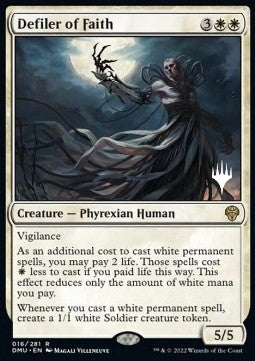 Defiler of Faith (V.2) - Dominaria United: Promos (Rare) [PDMU-18]