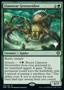 Llanowar Greenwidow (V.2) - Dominaria United: Promos (Rare) [PDMU-169]