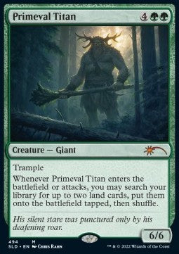 Primeval Titan - Secret Lair Drop Series: June Superdrop 2022 (Mythic) [SLDJS-494]