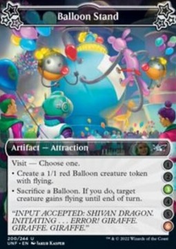 Balloon Stand (V.2) - Unfinity (Uncommon) [UNF-200]