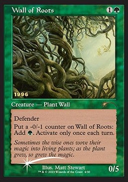 Wall of Roots - 30th Anniversary Celebration (Rare) [30C-4]