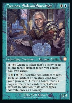 Tawnos, Solemn Survivor - Commander: The Brothers' War (Mythic) [BRC-3]