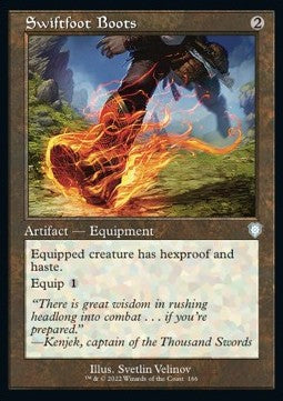 Swiftfoot Boots - Commander: The Brothers' War (Uncommon) [BRC-166]