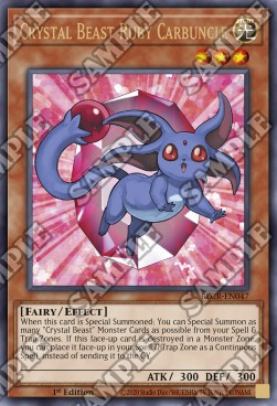 Crystal Beast Ruby Carbuncle - Battles of Legend: Crystal Revenge (Ultra Rare) [BLCR-047]