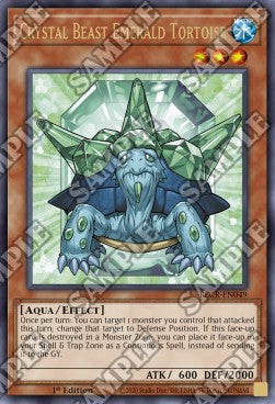 Crystal Beast Emerald Tortoise - Battles of Legend: Crystal Revenge (Ultra Rare) [BLCR-049]