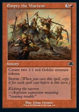 Empty the Warrens - Dominaria Remastered: Extras (Common) [XDMR-318]