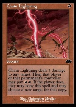 Chain Lightning - Dominaria Remastered: Extras (Common) [XDMR-316]