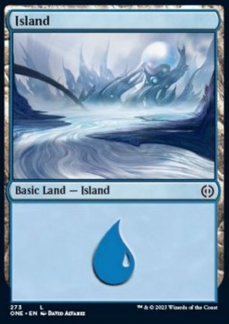 Island - Phyrexia: All Will Be One: Extras (Land) [XONE-273]