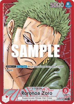 Roronoa Zoro (OP01-001) (V.2) - Romance Dawn (Alternate Art) [OP01-001]
