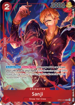Sanji (OP01-013) (V.2) - Romance Dawn (Alternate Art) [OP01-013]