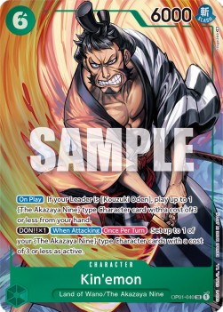 Kin'emon (OP01-040) (V.2) - Romance Dawn (Alternate Art) [OP01-040]