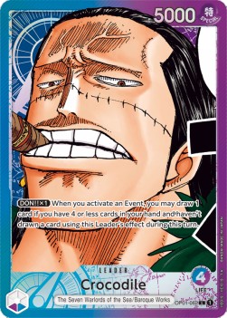 Crocodile (OP01-062) (V.2) - Romance Dawn (Alternate Art) [OP01-062]