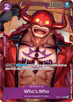 Who's.Who (OP01-109) (V.2) - Romance Dawn (Alternate Art) [OP01-109]