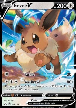 Eevee V - Crown Zenith (Ultra Rare) [CRZ-108]
