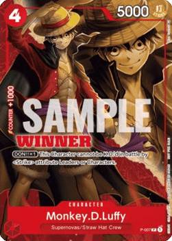 Monkey.D.Luffy (P-007) (V.2) - Promos (Promo) [P-007]